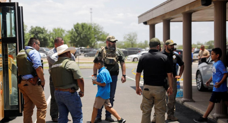 Tiroteo en Texas. Foto: Reuters