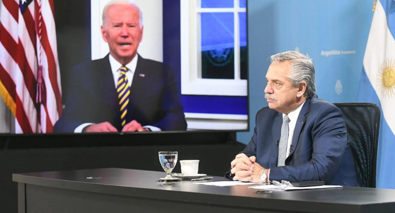 Alberto Fernández y Joe Biden