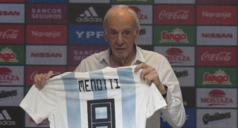 César Luis Menotti. Foto: NA.