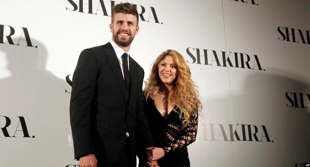 Shakira y Gerard Piqué. Foto: Reuters.