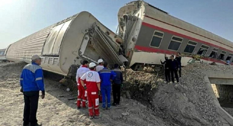 Accidente de tren en Irán, NA