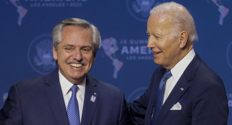 Alberto Fernández y Joe Biden, Cumbre de las Américas, NA	