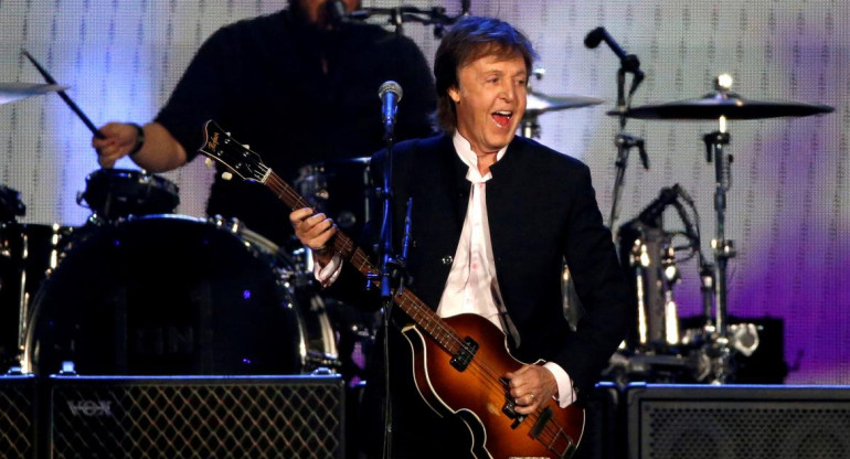 Paul McCartney, músico. Foto: Reuters.