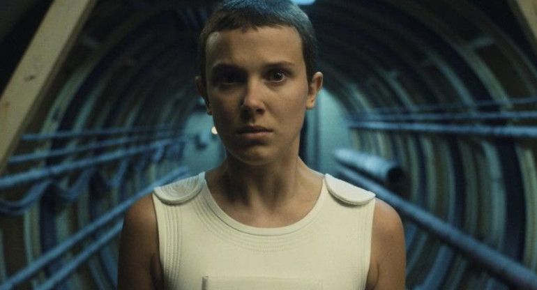 Millie Bobby Brown interpreta a Eleven en Stranger Things. Foto: NA.