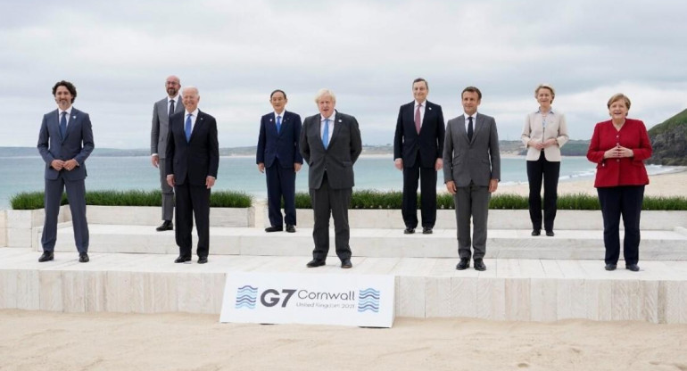 Reunión del G7. Foto: EFE.