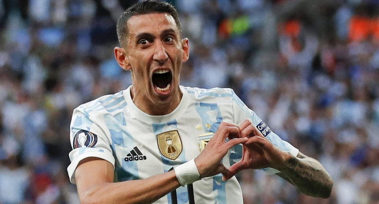 Ángel Di María, futbolista. Foto: NA.