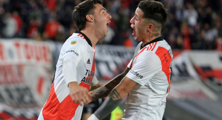 River venció a Lanús y reafirmó la levantada en la Liga Profesional. NA