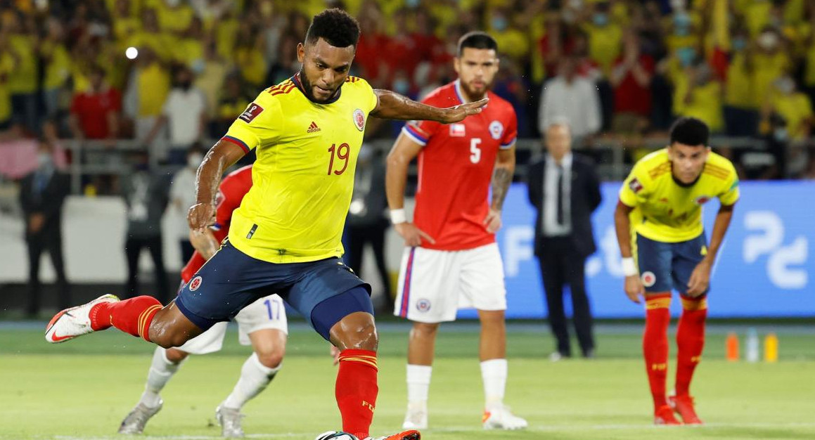 Miguel Borja, futbolista. Foto: EFE.