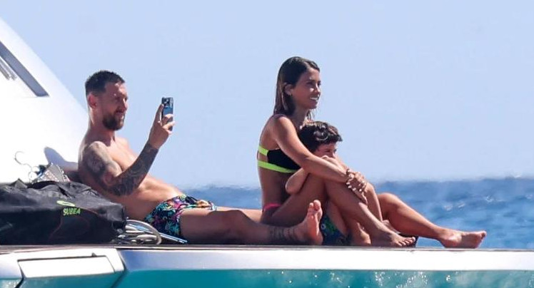 Messi en Ibiza