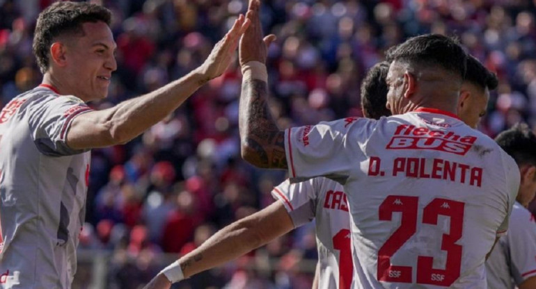 Festejo de Unión de Santa Fe, fútbol argentino, NA