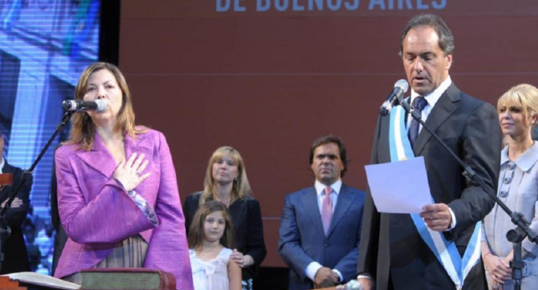 Silvina Batakis y Daniel Scioli, NA