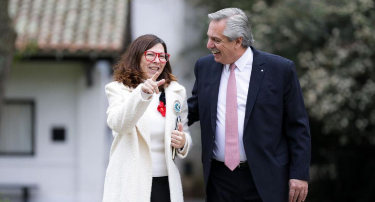 Silvina Batakis y Alberto Fernández, Gobierno, NA