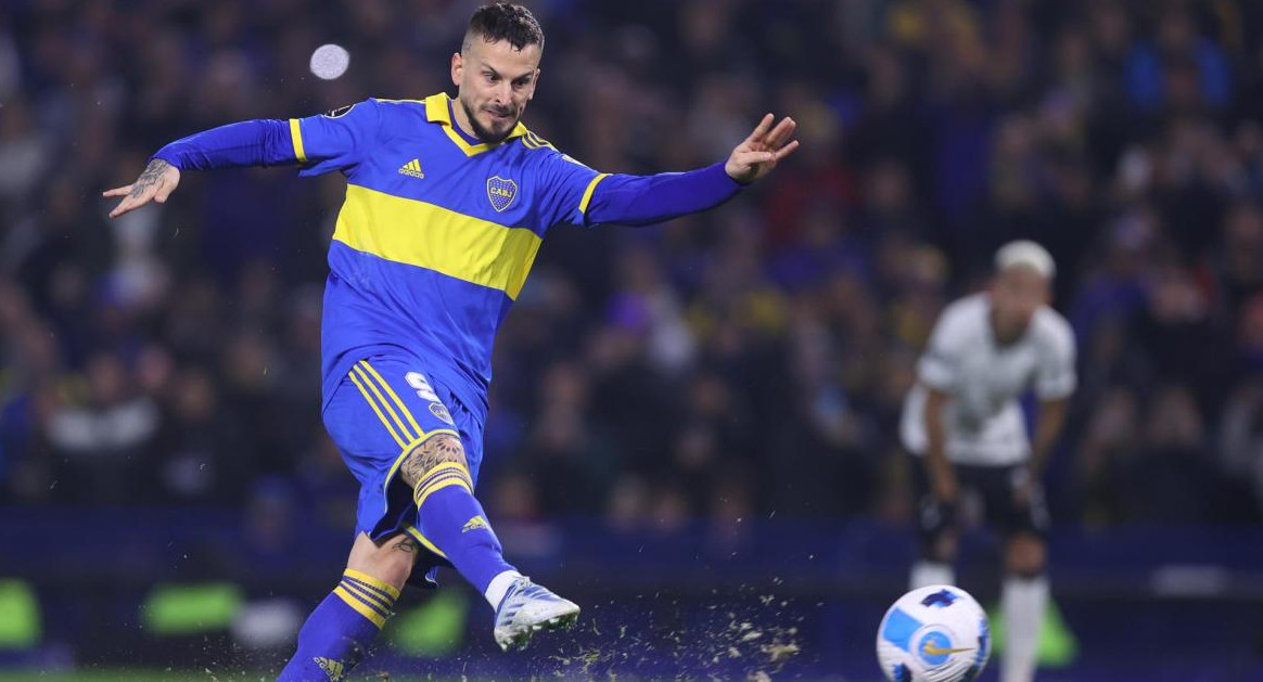 Darío Benedetto, Boca vs. Corinthians, Copa Libertadores. Foto: EFE.