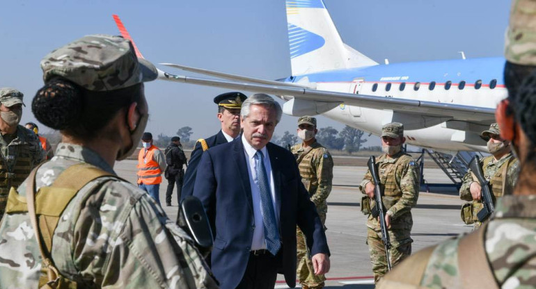 Alberto Fernández en Tucumán. Foto: NA.