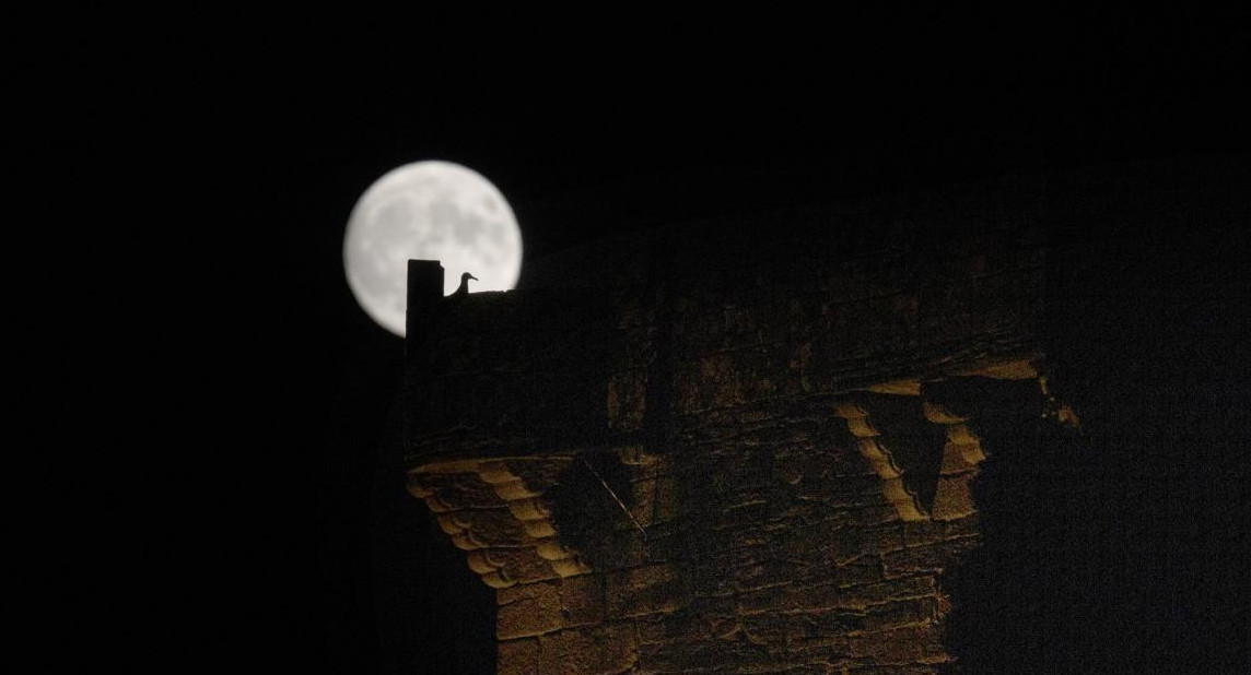 Superluna de ciervo. Foto: EFE.