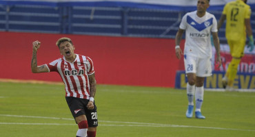 Diego García, futbolista de Estudiantes. Foto: NA.