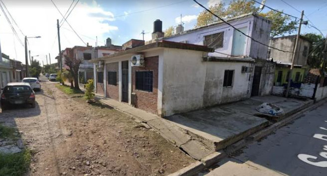 La esquina de Bernardo Houssay y San Rafael, a metros donde fue enontrada asesinada la víctima. Foto: Google Maps.