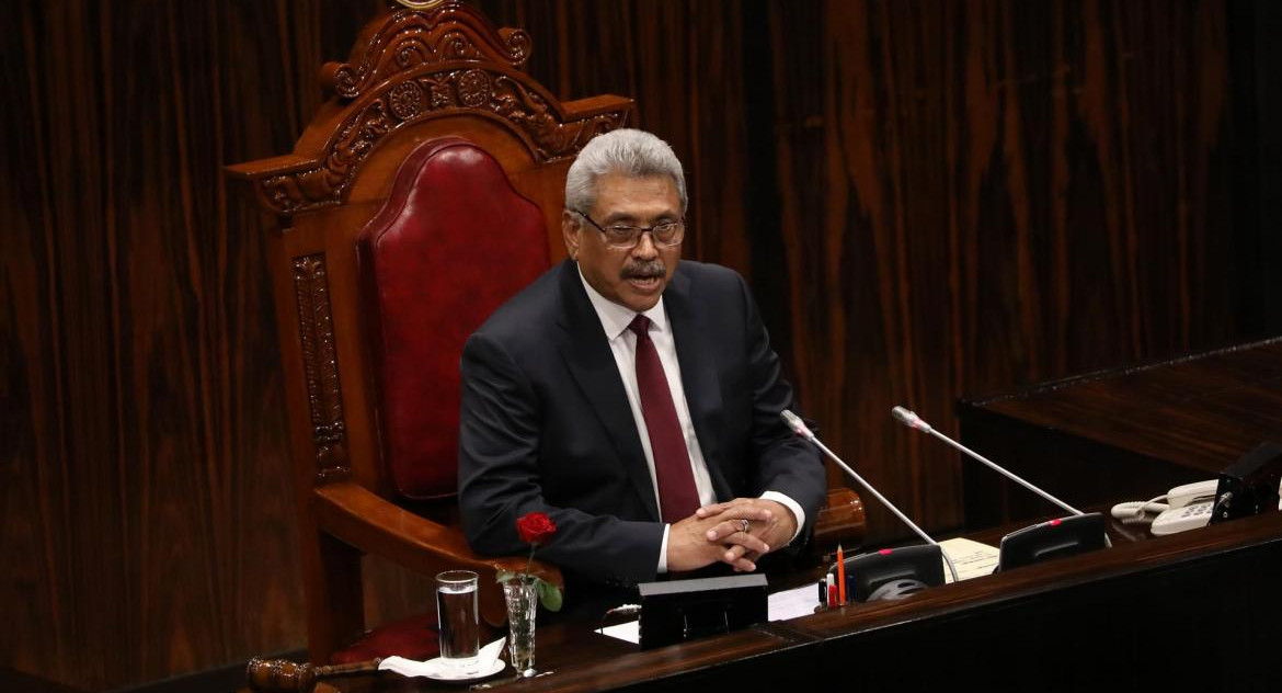 Gotabaya Rajapaksa, ex presidente de Sri Lanka. Foto: EFE.