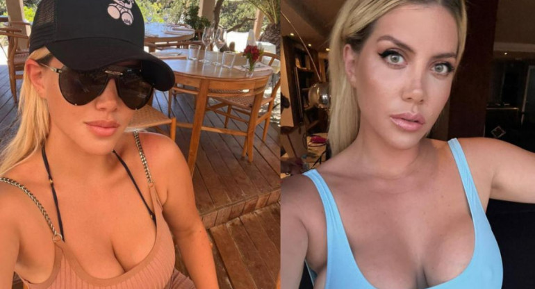 Wanda Nara volvió a lucirse en topless. Foto: instagram/wanda_nara.