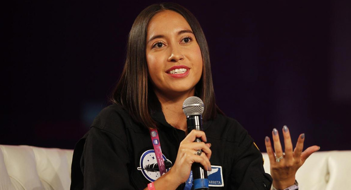 Katya Echazarreta, primera latina en ir al espacio. Foto: EFE