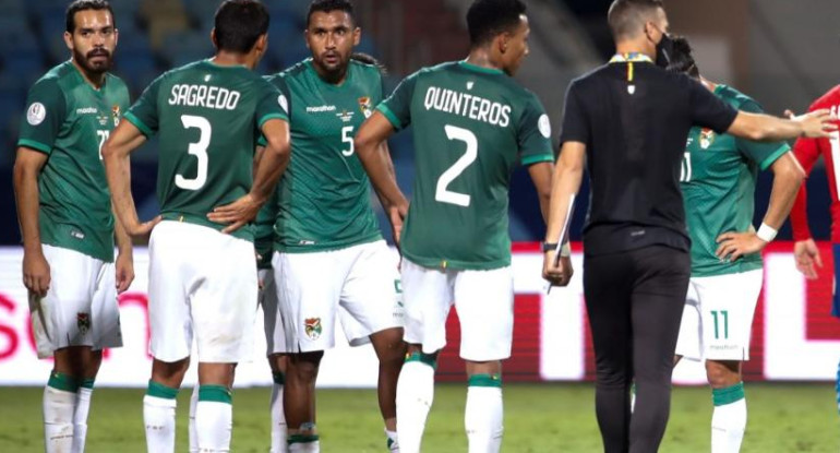 Selección de fútbol de Bolivia. Foto: NA.