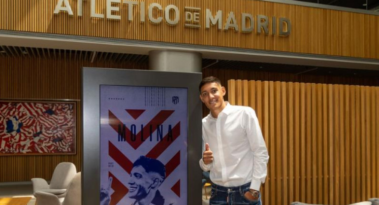 Nahuel Molina, nuevo jugador de Atlético Madrid. Foto: NA.