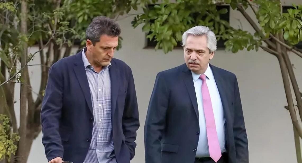 Sergio Massa se reúne con Alberto Fernández. Foto: NA.