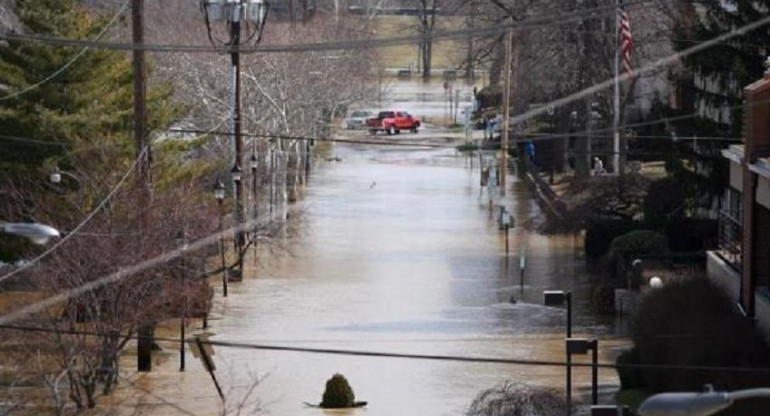 Estados Unidos, inundaciónes en Kentucky. Foto: EFE.