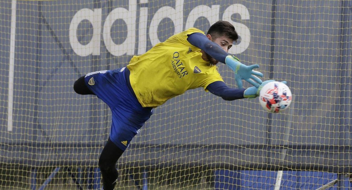 Agustín Rossi, arquero de Boca Juniors. Foto: NA.