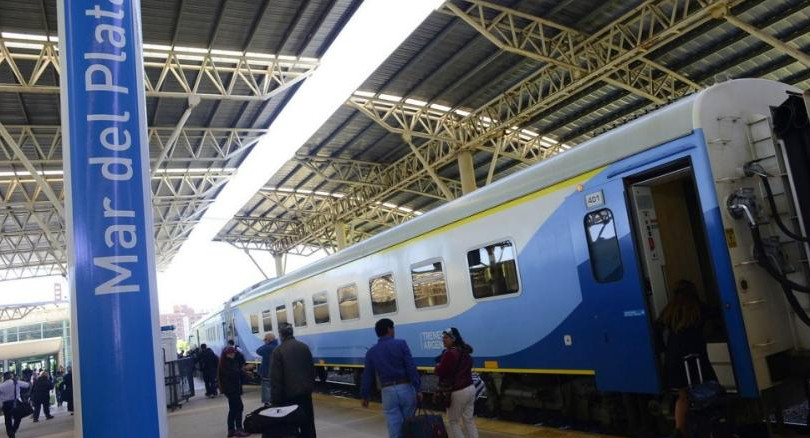 Trenes a Mar del Plata. Foto: NA.