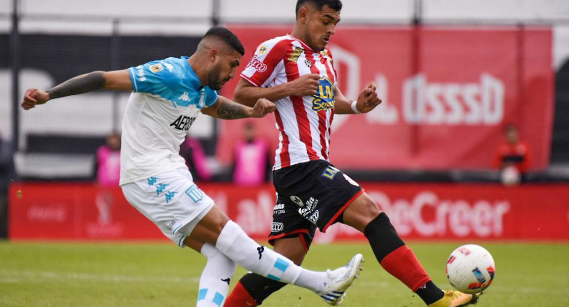 Barracas Central vs. Racing, fútbol argentino, NA	