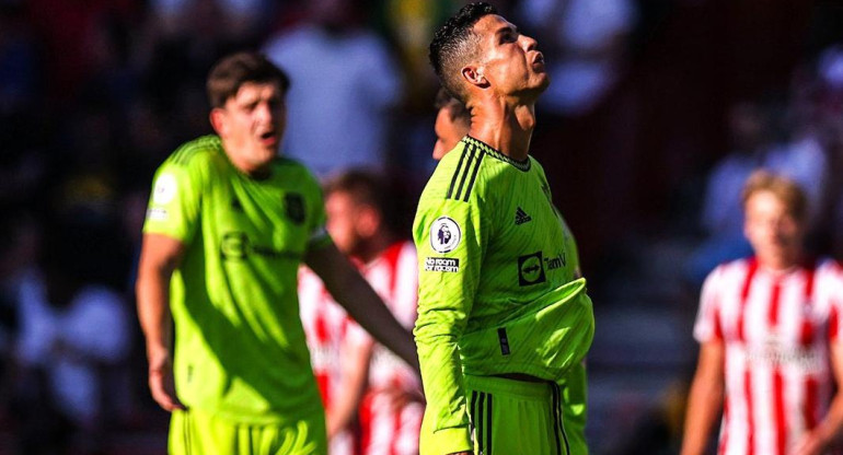 Brentford vs Manchester United, premier League. Foto: @LaProrrogahn.