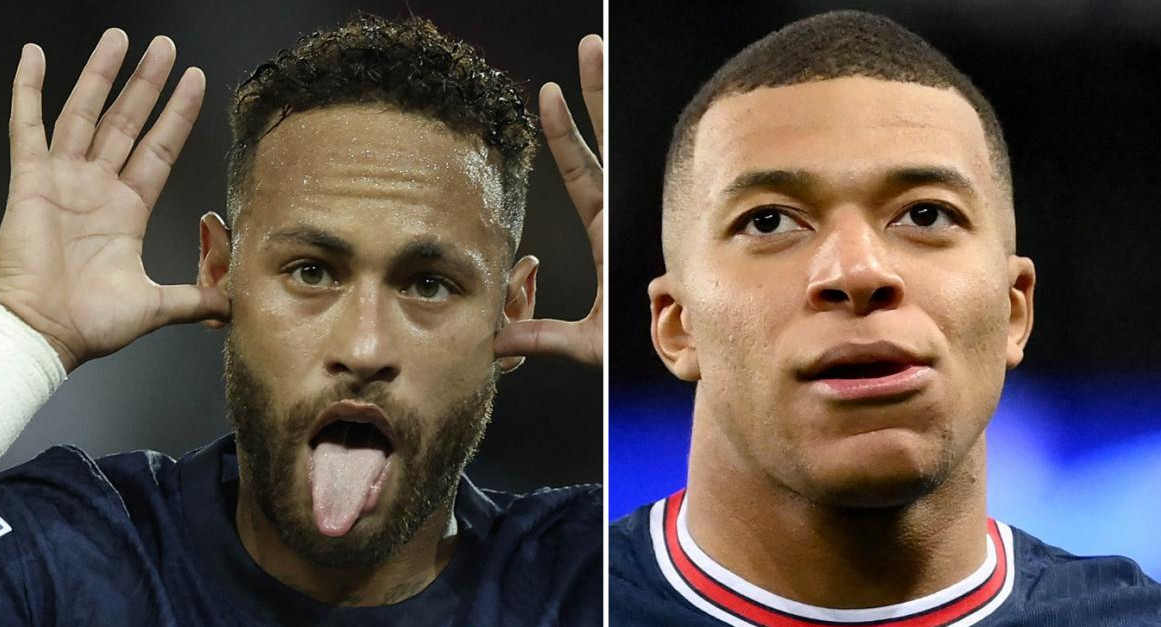 Neymar, Mbappé, PSG, fotos NA