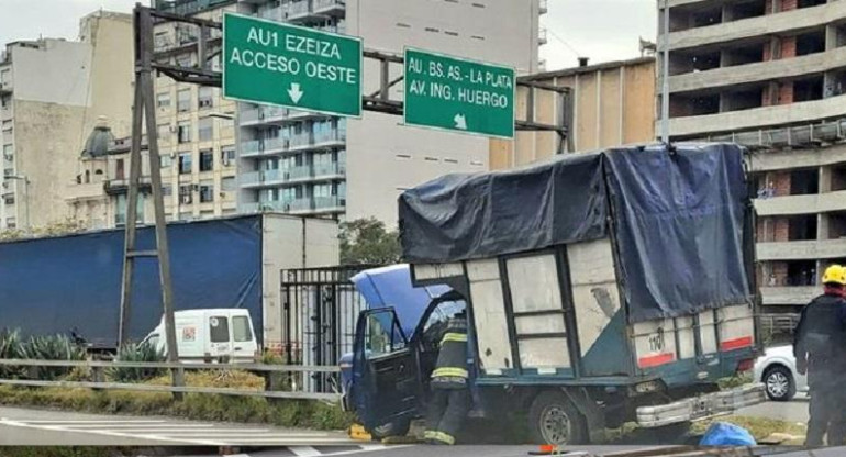 Tragedia en 9 de Julio Sur. Foto: Twitter Infobae.