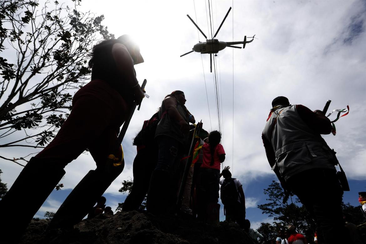 Masacre en comunidad indígena en Colombia. Foto: EFE