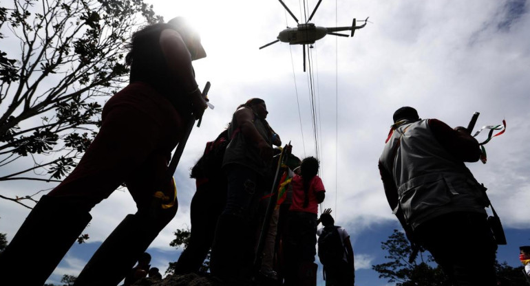 Masacre en comunidad indígena en Colombia. Foto: EFE