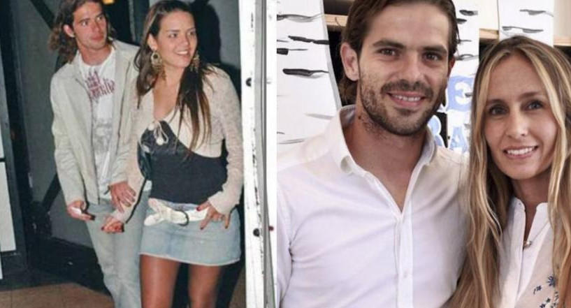 Fernando Gago junto a Micaela Vázquez y Gisela Dulko. Foto: NA.