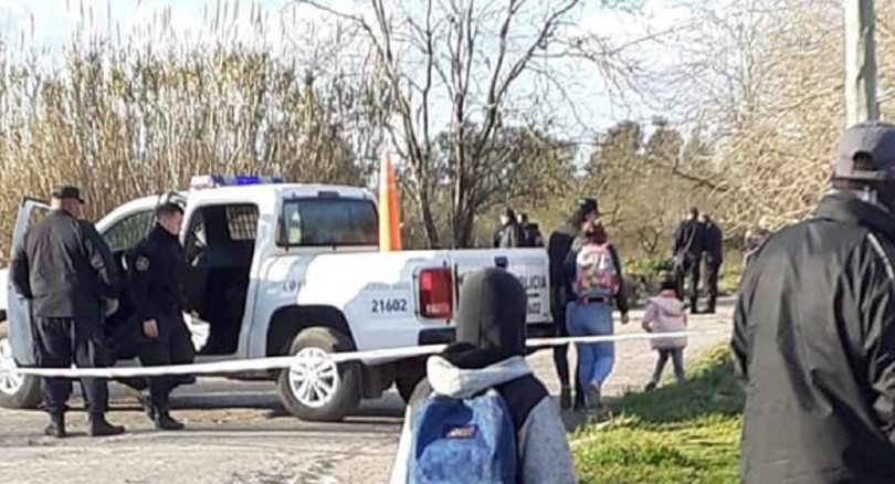 Hombre asesinado en Merlo. Foto: NA.