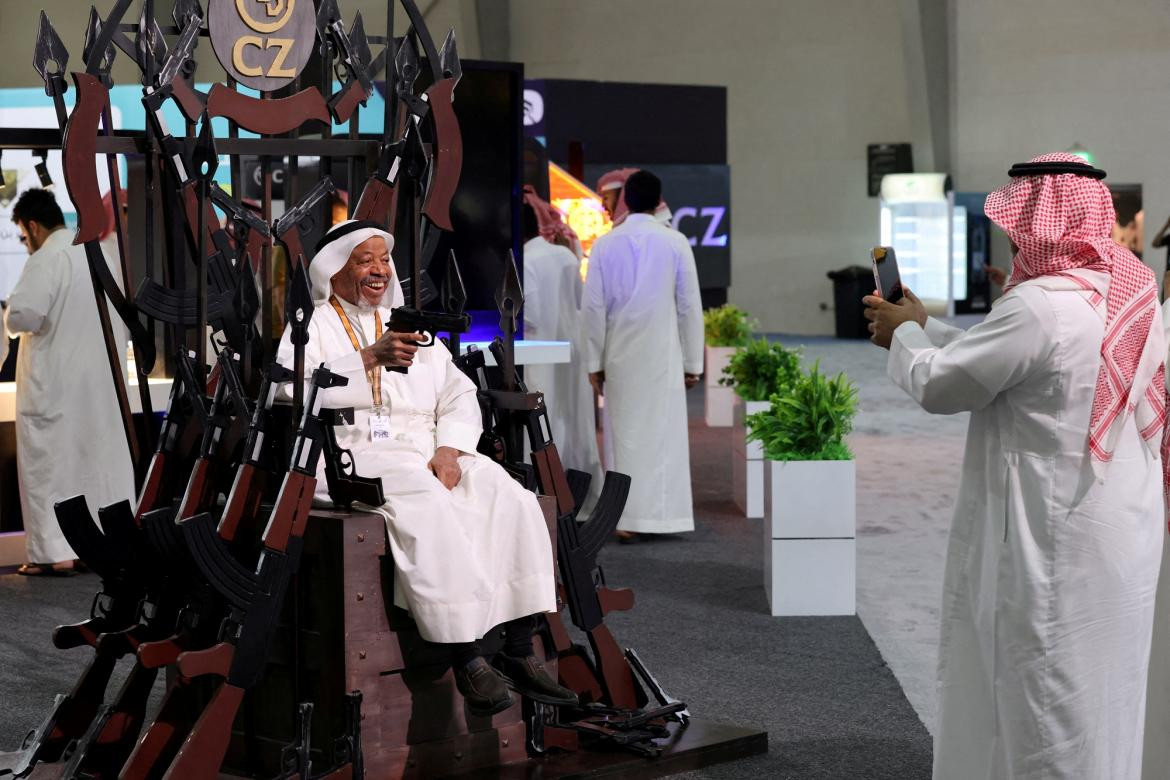 Rey Abdulaziz de Riyadh en el Festival Falconry2022, REUTERS