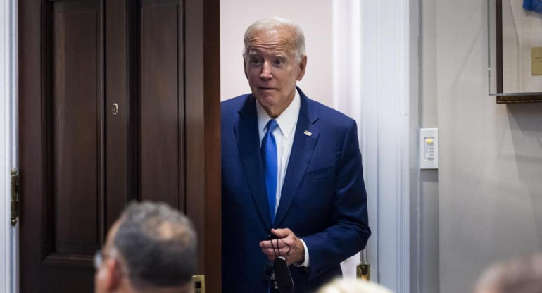 Joe Biden en reunión por la falta de docentes_EFE