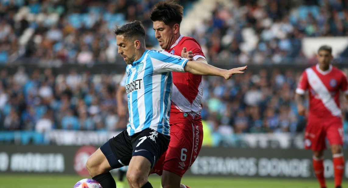 Racing vs Argentinos, Liga Profesional. Foto: NA