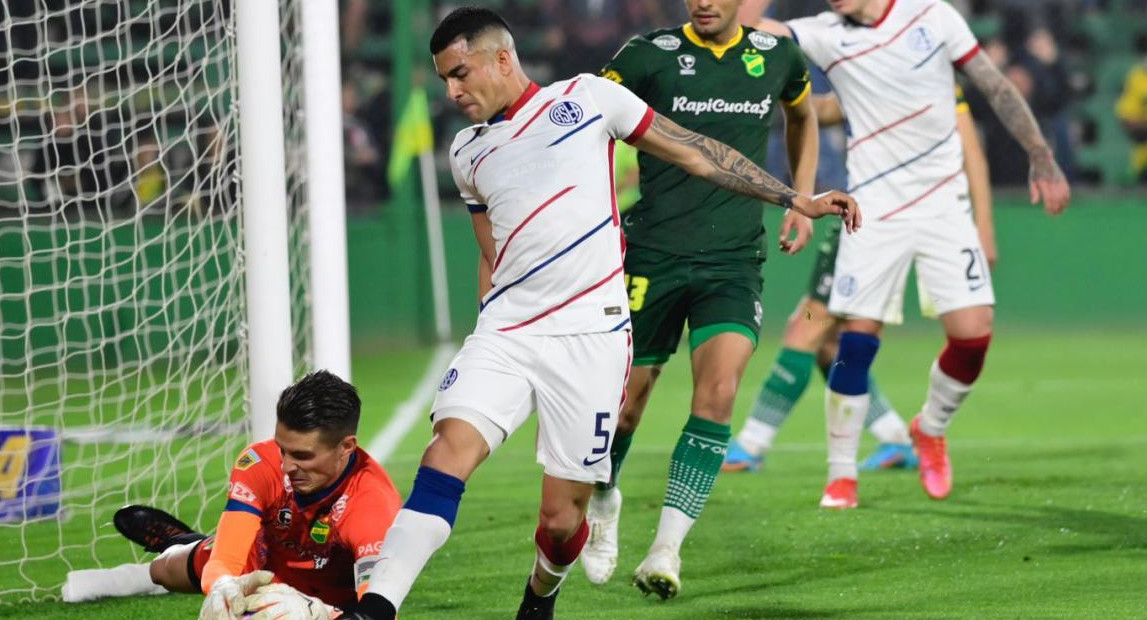 San Lorenzo empató 0 a 0 contra Defensa y Justicia. Foto: NA.