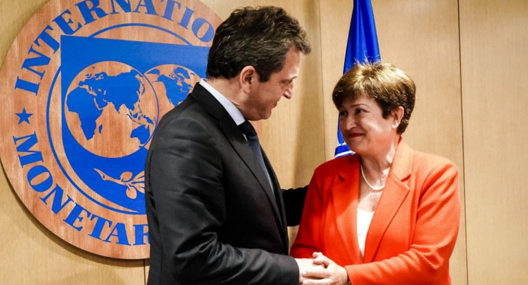 Massa y Georgieva, Foto Ministerio de Economía