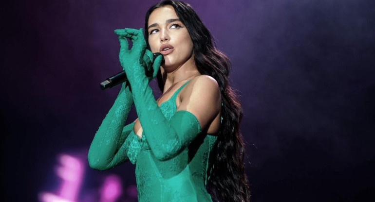 Dua Lipa. Foto: Telam.