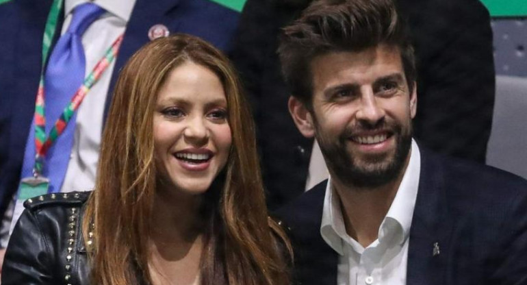 Gerard Piqué y Shakira. Foto: NA.