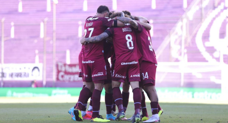 Lanús venció a San Lorenzo. Foto: Twitter @clublanus.