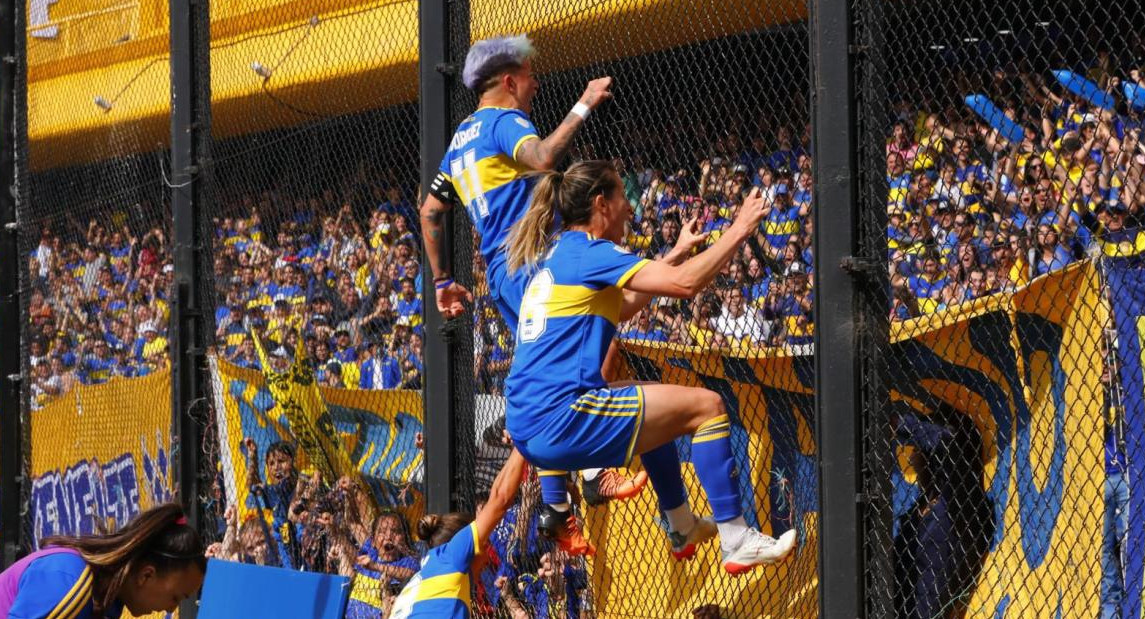 Boca campeón del fútbol femenino. Foto: Twitter @BocaFutFemenino.