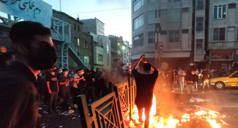 Protestas en Irán. Foto: REUTERS