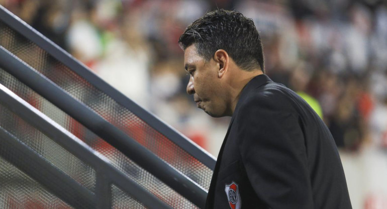 Marcelo Gallardo, técnico de River. Foto: NA.