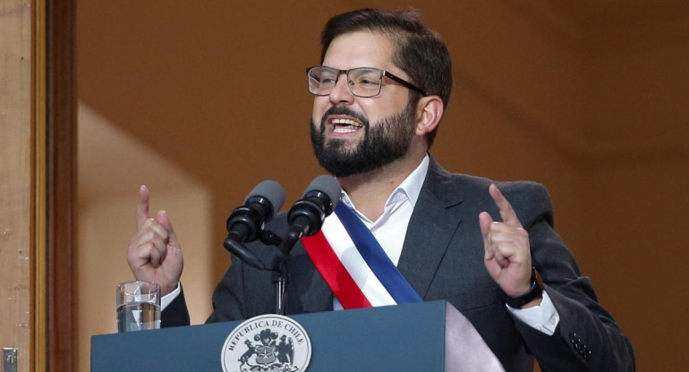 Gabriel Boric, presidente de Chile. Foto: REUTERS